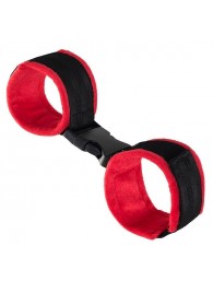 Красно-черные велюровые оковы Anonymo - ToyFa - купить с доставкой в Долгопрудном