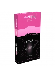 Презервативы с точками и рёбрышками DOMINO Classic Extase - 6 шт. - Domino - купить с доставкой в Долгопрудном