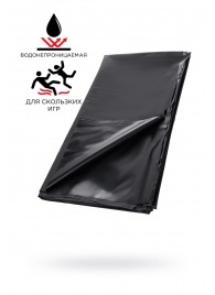 Черная простыня для секса из ПВХ - 220 х 200 см. - ToyFa - купить с доставкой в Долгопрудном