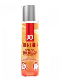 Вкусовой лубрикант на водной основе JO Cocktails Sex On The Beach - 60 мл. - System JO - купить с доставкой в Долгопрудном