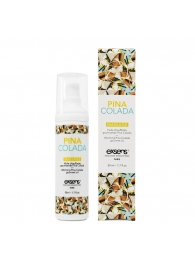 Разогревающее массажное масло с ароматом пина колада Gourmet Pina Colada - 50 мл. - Exsens - купить с доставкой в Долгопрудном
