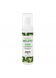 Разогревающее массажное масло с ароматом мохито Gourmet Mint Mojito - 50 мл. - Exsens - купить с доставкой в Долгопрудном