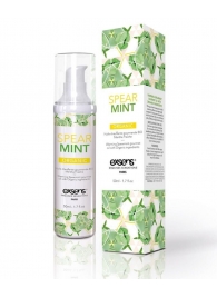 Разогревающее массажное масло Gourmet Spearmint Organic с органическими ингредиентами - 50 мл. - Exsens - купить с доставкой в Долгопрудном