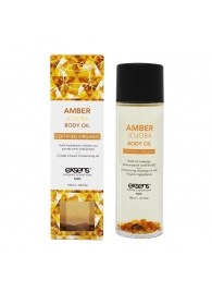 Органическое массажное масло AMBER JOJOBA - 100 мл. - Exsens - купить с доставкой в Долгопрудном