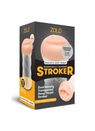 Мастурбатор-ротик ZOLO DEEP THROAT - Zolo - в Долгопрудном купить с доставкой