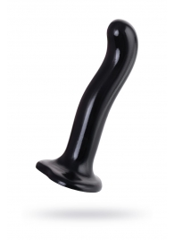 Черный стимулятор для пар P G-Spot Dildo Size L - 19 см. - Strap-on-me - в Долгопрудном купить с доставкой