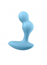 Голубой анальный вибростимулятор Deep Driver - 11,2 см. - Satisfyer - в Долгопрудном купить с доставкой