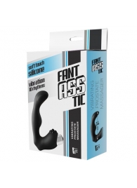 Черный вибромассажер простаты FantASStic Vibrating Prostate Massager - 11,3 см. - Dream Toys - в Долгопрудном купить с доставкой