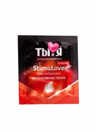 Разогревающий гель-лубрикант Stimulove Strong в одноразовой упаковке - 4 гр. - Биоритм - купить с доставкой в Долгопрудном