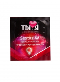 Возбуждающий крем для женщин Sextaz-W в одноразовой упаковке - 1,5 гр. - Биоритм - купить с доставкой в Долгопрудном