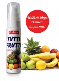 Гель-смазка Tutti-frutti со вкусом тропических фруктов - 30 гр. - Биоритм - купить с доставкой в Долгопрудном