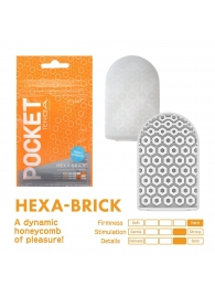Карманный мастурбатор HEXA-BRICK - Tenga - в Долгопрудном купить с доставкой