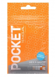 Карманный мастурбатор HEXA-BRICK - Tenga - в Долгопрудном купить с доставкой