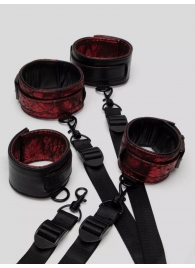 Изысканный набор фиксаций на кровати Reversible Under Mattress Restraint Set - Fifty Shades of Grey - купить с доставкой в Долгопрудном