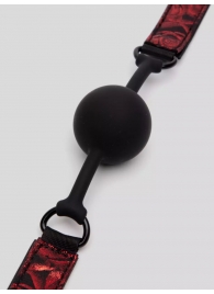 Кляп-шар на двусторонних ремешках Reversible Silicone Ball Gag - Fifty Shades of Grey - купить с доставкой в Долгопрудном