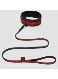 Стильный ошейник с поводком Reversible Faux Leather Collar and Lead - Fifty Shades of Grey - купить с доставкой в Долгопрудном