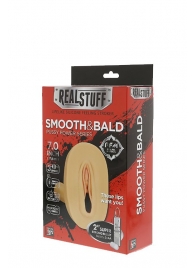 Мастурбатор-вагина с вибрацией и выносным пультом управления REALSTUFF SMOOTH   BALD - Dream Toys - в Долгопрудном купить с доставкой