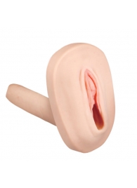 Мастурбатор-вагина с вибрацией и выносным пультом управления REALSTUFF SMOOTH   BALD - Dream Toys - в Долгопрудном купить с доставкой
