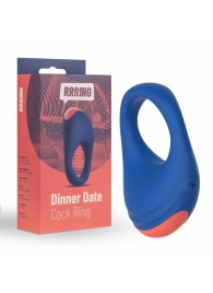 Синее эрекционное кольцо RRRING Dinner Date Cock Ring - FeelzToys - в Долгопрудном купить с доставкой