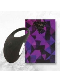Черное эрекционное виброкольцо Thor Cockring - FeelzToys - в Долгопрудном купить с доставкой