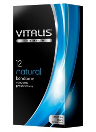 Классические презервативы VITALIS PREMIUM natural - 12 шт. - Vitalis - купить с доставкой в Долгопрудном