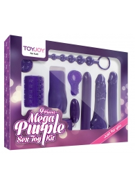 Эротический набор Toy Joy Mega Purple - Toy Joy - купить с доставкой в Долгопрудном