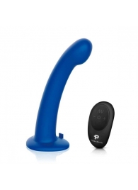 Синяя насадка Remote Control P-Spot G-Spot с черными трусиками - 20 см. - Pegasus - купить с доставкой в Долгопрудном