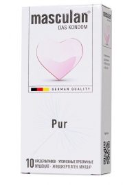 Супертонкие презервативы Masculan Pur - 10 шт. - Masculan - купить с доставкой в Долгопрудном
