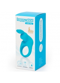 Голубое эрекционное виброкольцо Happy Rabbit Rechargeable Rabbit Cock Ring - Happy Rabbit - в Долгопрудном купить с доставкой
