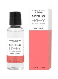 Смазка на силиконовой основе Mixgliss Happy - 50 мл. - Mixgliss - купить с доставкой в Долгопрудном
