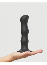 Черная насадка Strap-On-Me Dildo Geisha Balls size XL - Strap-on-me - купить с доставкой в Долгопрудном