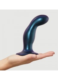 Темно-синяя насадка Strap-On-Me Dildo Plug Snaky size M - Strap-on-me - купить с доставкой в Долгопрудном