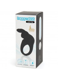 Черное эрекционное виброкольцо Happy Rabbit Rechargeable Rabbit Cock Ring - Happy Rabbit - в Долгопрудном купить с доставкой