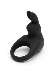 Черное эрекционное виброкольцо Happy Rabbit Rechargeable Rabbit Cock Ring - Happy Rabbit - в Долгопрудном купить с доставкой
