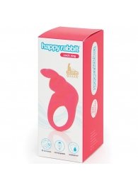 Розовое эрекционное виброкольцо Happy Rabbit Rechargeable Rabbit Cock Ring - Happy Rabbit - в Долгопрудном купить с доставкой