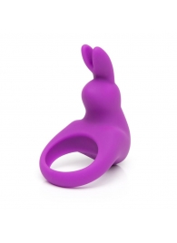 Фиолетовое эрекционное виброкольцо Happy Rabbit Rechargeable Rabbit Cock Ring - Happy Rabbit - в Долгопрудном купить с доставкой