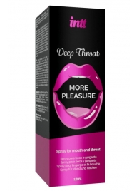 Спрей для орального секса Deep throat - 12 мл. - INTT - купить с доставкой в Долгопрудном