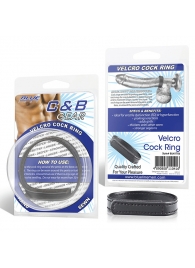 Кольцо на пенис из искусственной кожи на липучке VELCRO COCK RING - 5 см. - BlueLine - в Долгопрудном купить с доставкой