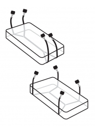 Фиксаторы для кровати WRAPAROUND MATTRESS RESTRAIN - Pipedream - купить с доставкой в Долгопрудном
