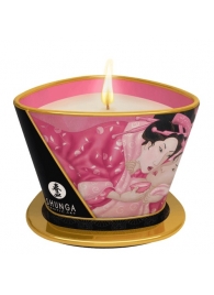 Массажная свеча Rose Petals с ароматом розы - 170 мл. - Shunga - купить с доставкой в Долгопрудном