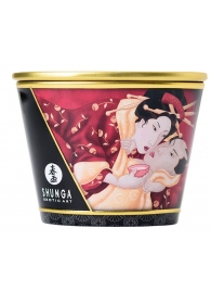 Массажная  свеча Sparkling Strawberry Wine с ароматом клубничного вина - 170 мл. - Shunga - купить с доставкой в Долгопрудном