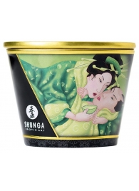 Массажная свеча Exotic Green Tea с ароматом зелёного чая - 170 мл. - Shunga - купить с доставкой в Долгопрудном