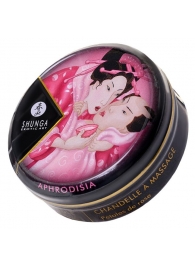 Массажная свеча Rose Petals с ароматом розы - 30 мл. - Shunga - купить с доставкой в Долгопрудном