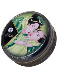 Массажная свеча Exotic Green Tea с ароматом зелёного чая - 30 мл. - Shunga - купить с доставкой в Долгопрудном