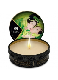Массажная свеча Exotic Green Tea с ароматом зелёного чая - 30 мл. - Shunga - купить с доставкой в Долгопрудном