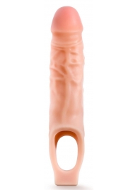 Телесная насадка на пенис 9 Inch Cock Sheath Extender - 22,2 см. - Blush Novelties - в Долгопрудном купить с доставкой