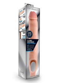 Телесная насадка на пенис 11.5 Inch Cock Sheath Penis Extender - 29,2 см. - Blush Novelties - в Долгопрудном купить с доставкой