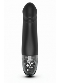 Черный вибратор с электростимуляцией Real Deal Neal - 16,5 см. - MyStim - купить с доставкой в Долгопрудном