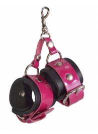 Розово-черный брелок  Наручники - Sitabella - купить с доставкой в Долгопрудном