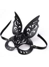 Черная ажурная маска  Зайка  с ушками - Crazy Handmade - купить с доставкой в Долгопрудном